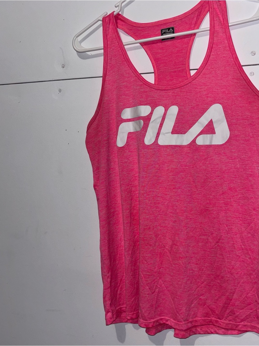 FILA Women's Pink Racerback Tank Top